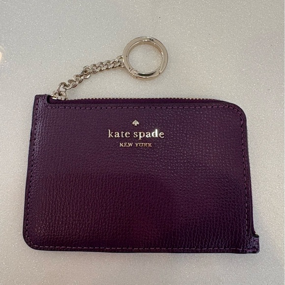kate spade Handbags - Kate Spade New York Darcy Medium Zip Card Holder Ripe Plum